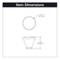 1-1/4 Inch Diameter Facette Round Knob