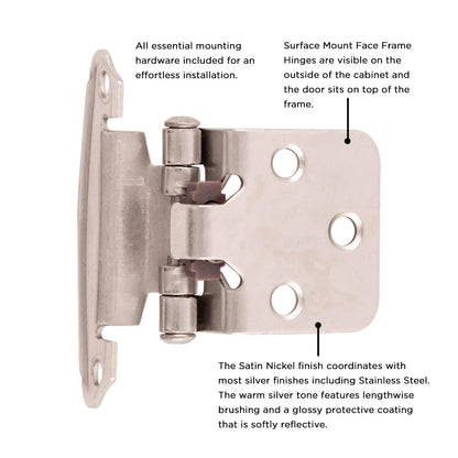 Surface Self-Closing Hinge