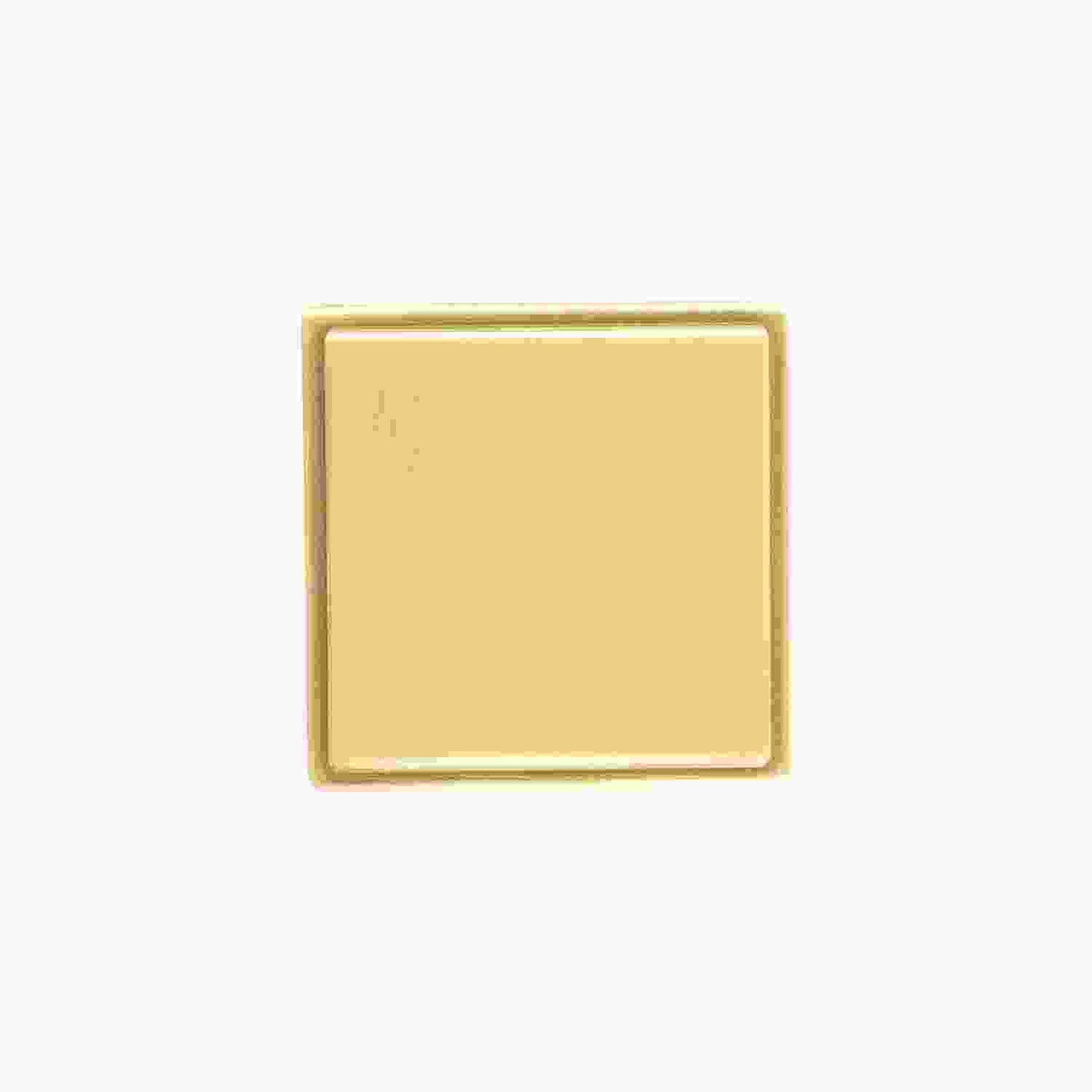 1-1/8 Inch Square Brownstone Square Knob