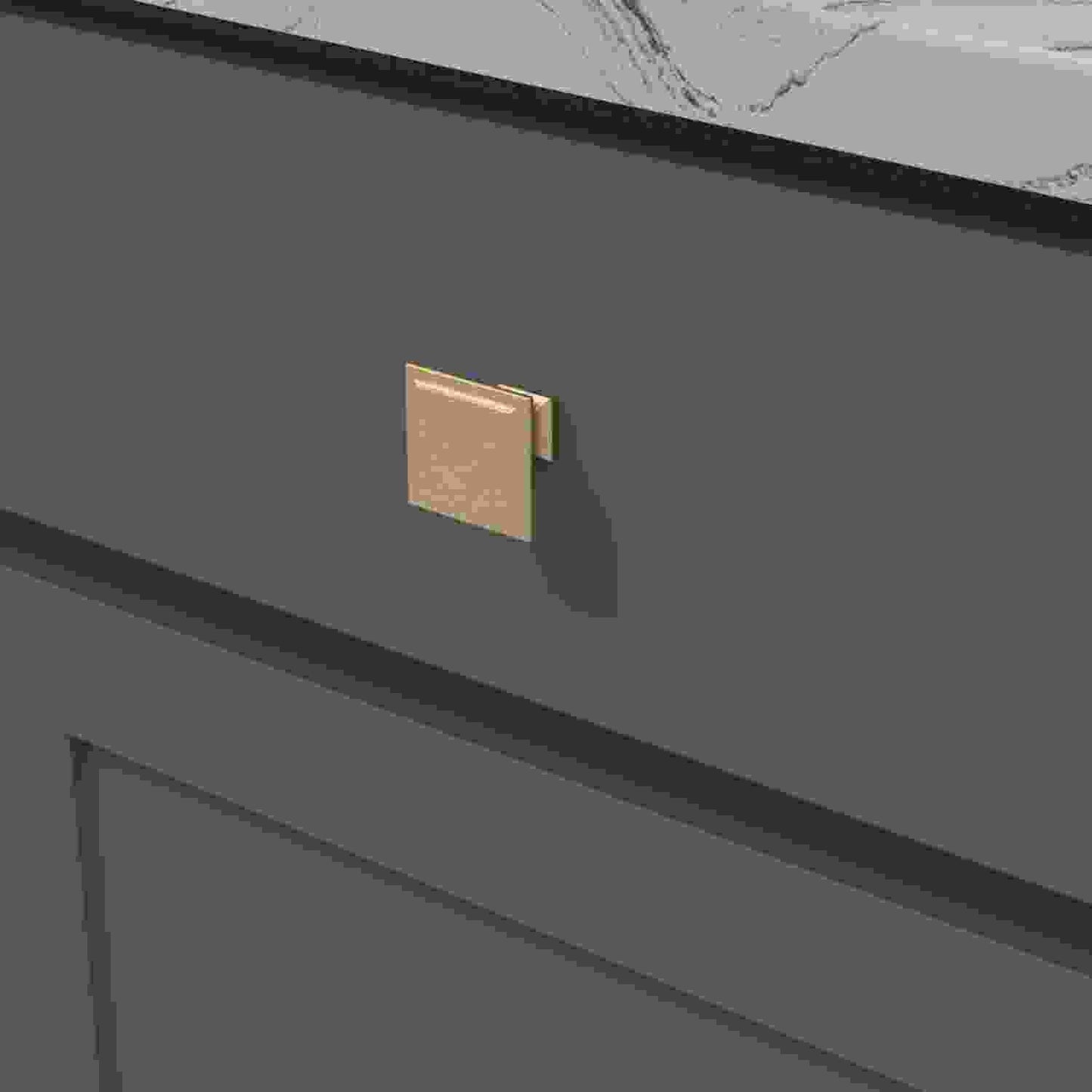 1-1/2 Inch Square Studio II Square Knob