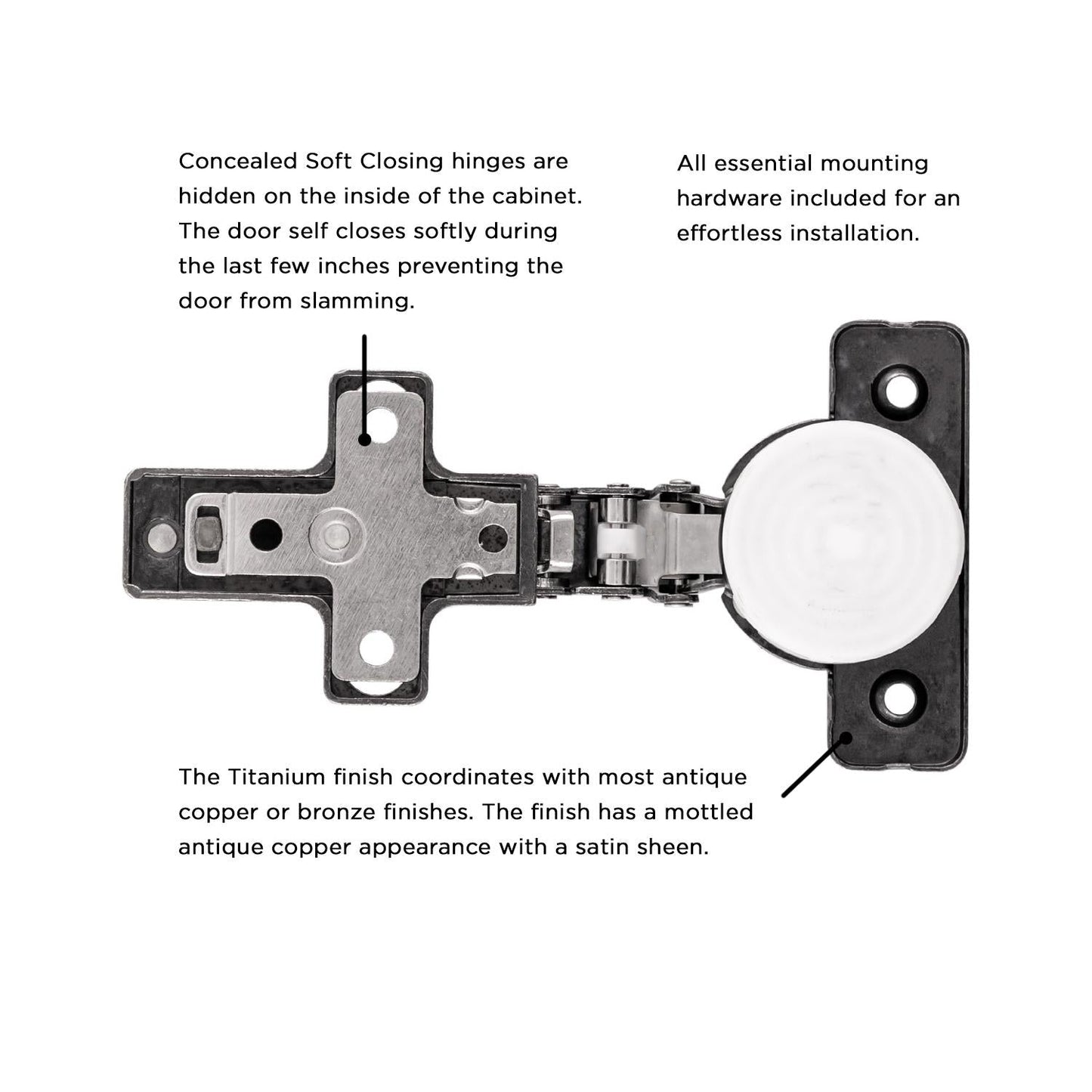 Concealed Soft Close Hinges