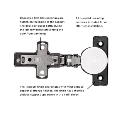 Concealed Soft Close Hinges