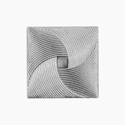 3-1/2 Inch Square Bijou Tempest Square Knob