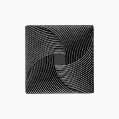 3-1/2 Inch Square Bijou Tempest Square Knob