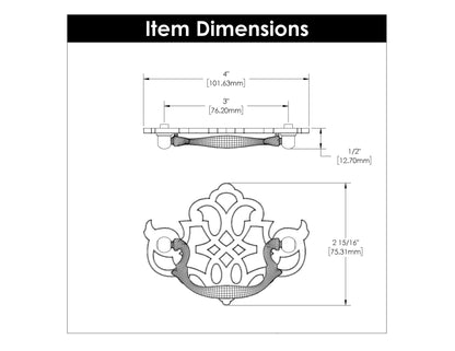 3 InchManor House Pull