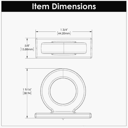 1-3/4 Inch x 5/8 Inch Corsa Ring Knob
