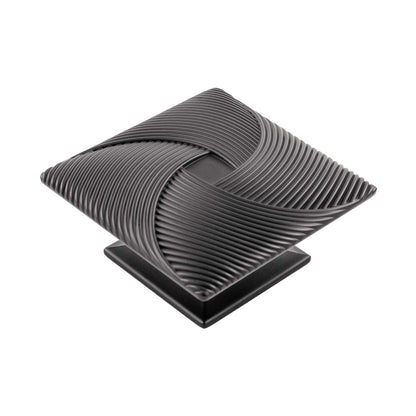 3-1/2 Inch Square Bijou Tempest Square Knob