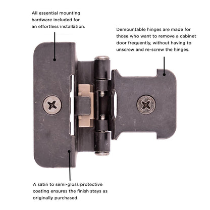 Double Demountable Hinge