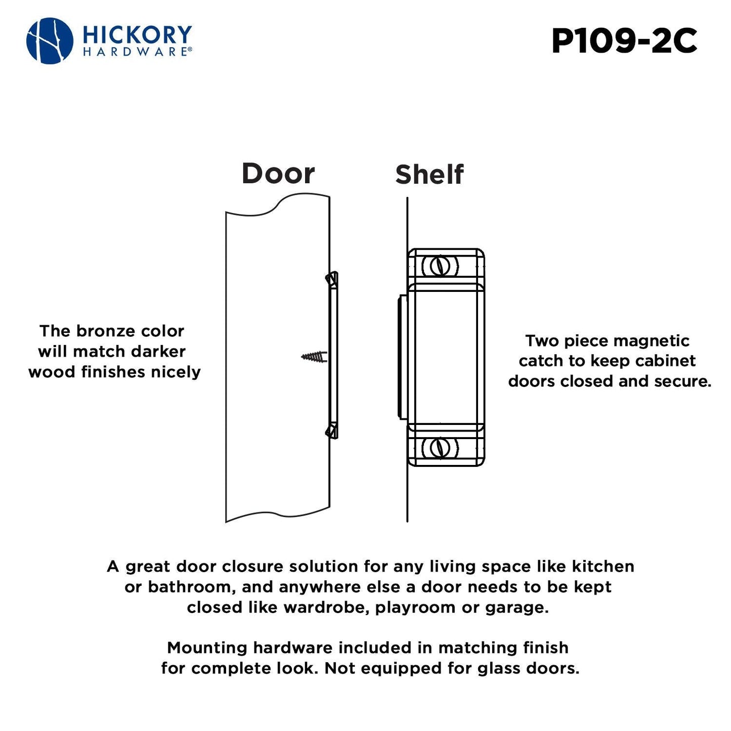 1-7/16 Inch Center to Center Catches