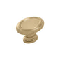 1-1/2 Inch x 1-1/8 Inch Oval Berkshire Oval Knob