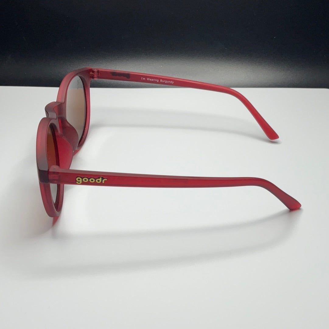 “I’m Wearing Burgundy” Circle G Polarized Sunglasses