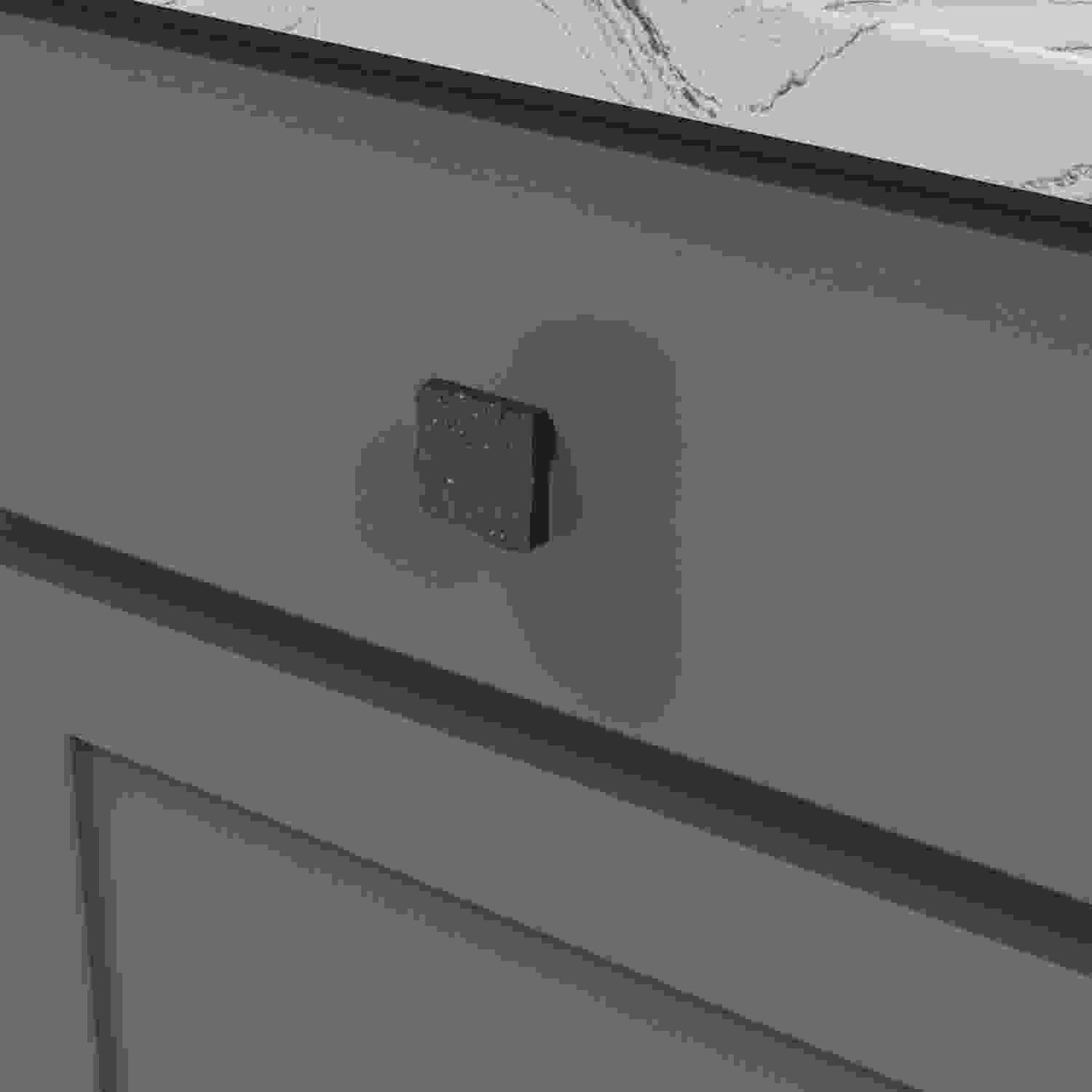 1-3/8 Inch Square Sandrine Square Knob