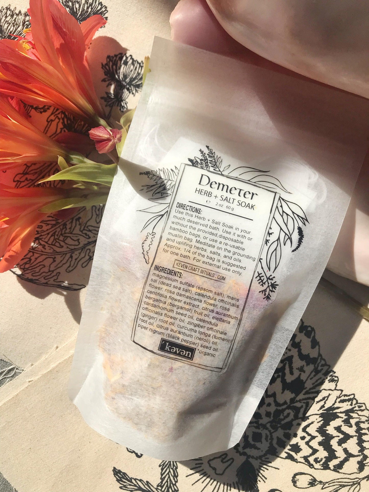 Herb + Salt Soak - Demeter