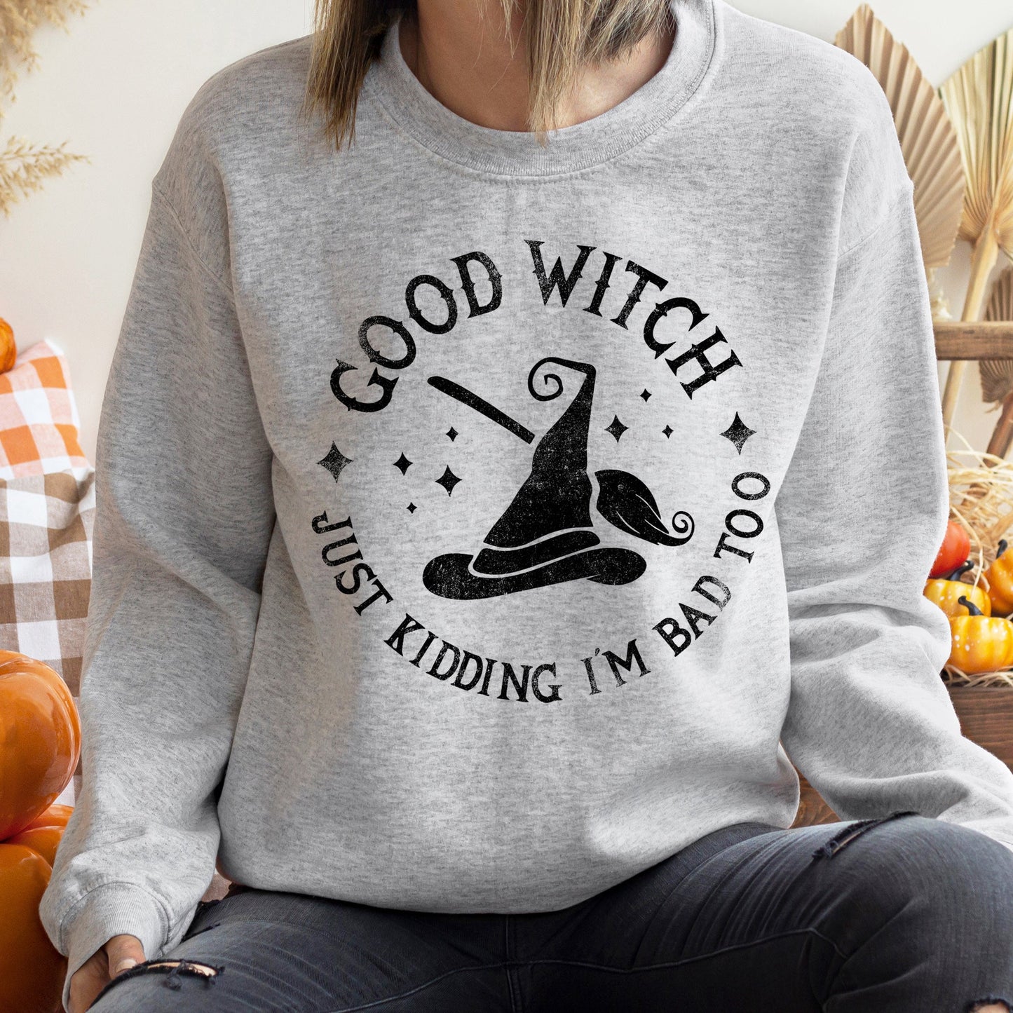 Good Witch Halloween Sweatshirt