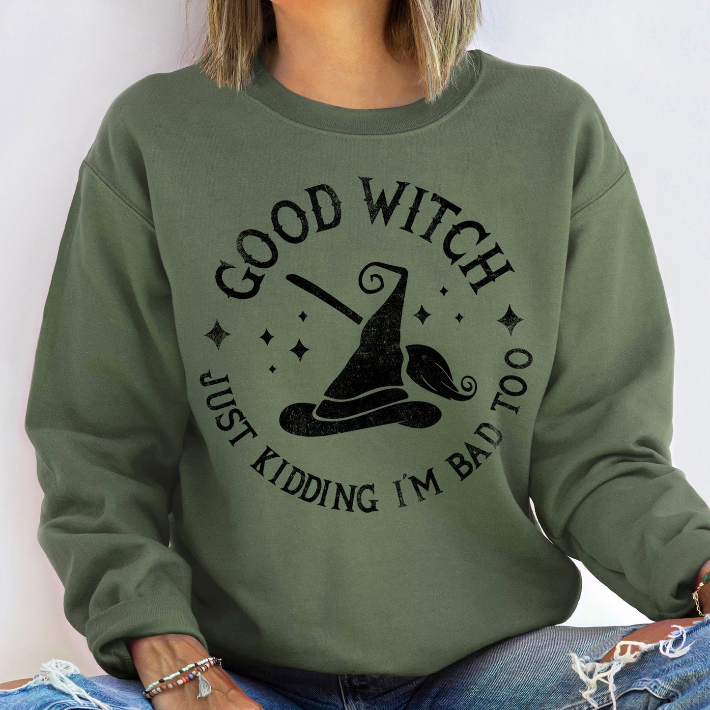 Good Witch Halloween Sweatshirt