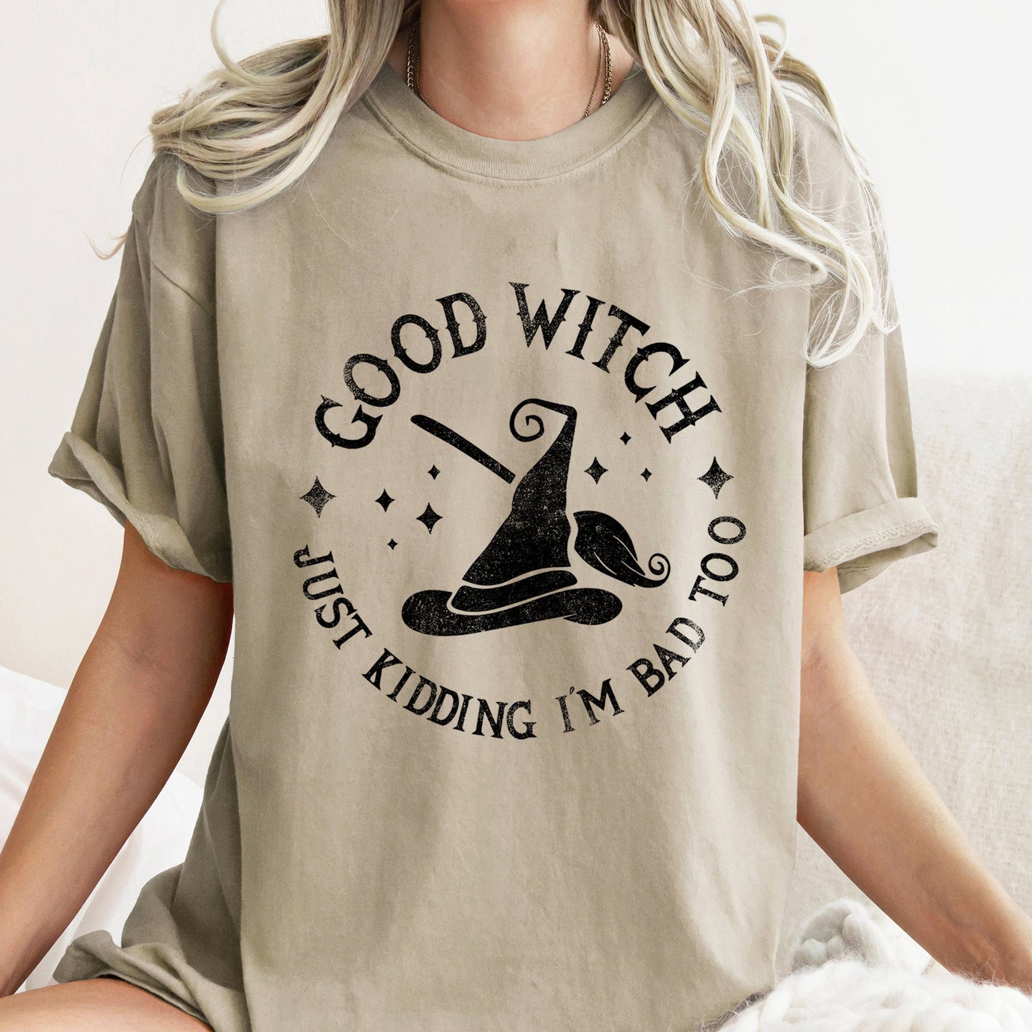 Good Witch Retro Halloween Comfort Colors Tshirt