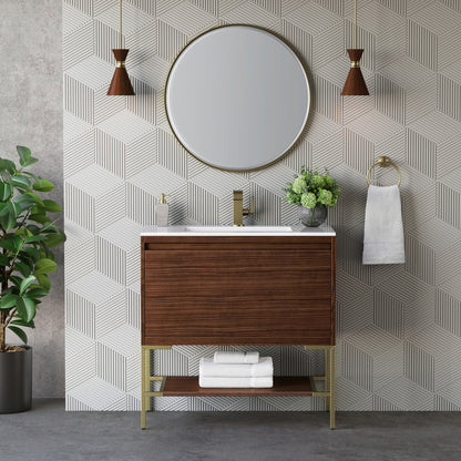 Mantova 35.4" Single Vanity Cabinet