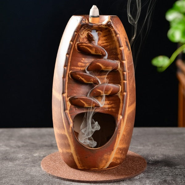 Cascade Waterfall Backflow Incense Burners