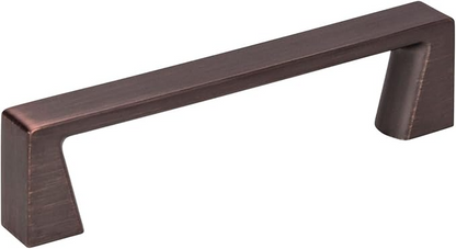 96 mm Center-to-Center Satin Nickel Square Boswell Cabinet Pull