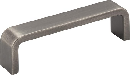 3" Center-to-Center Satin Nickel Square Asher Cabinet Pull