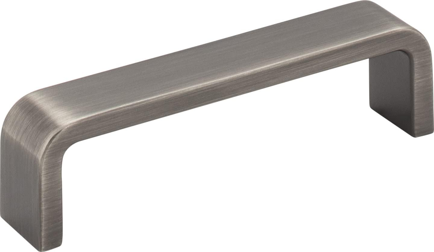 3" Center-to-Center Satin Nickel Square Asher Cabinet Pull
