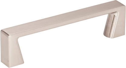 96 mm Center-to-Center Satin Nickel Square Boswell Cabinet Pull