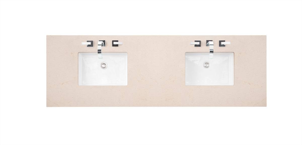 72" Double Top, 3 CM Silestone w/ Sink
