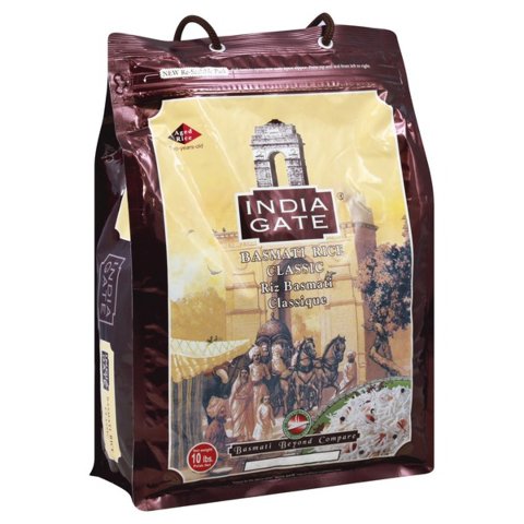 India Gate Basmati Rice, Classic, 20 Lb. White