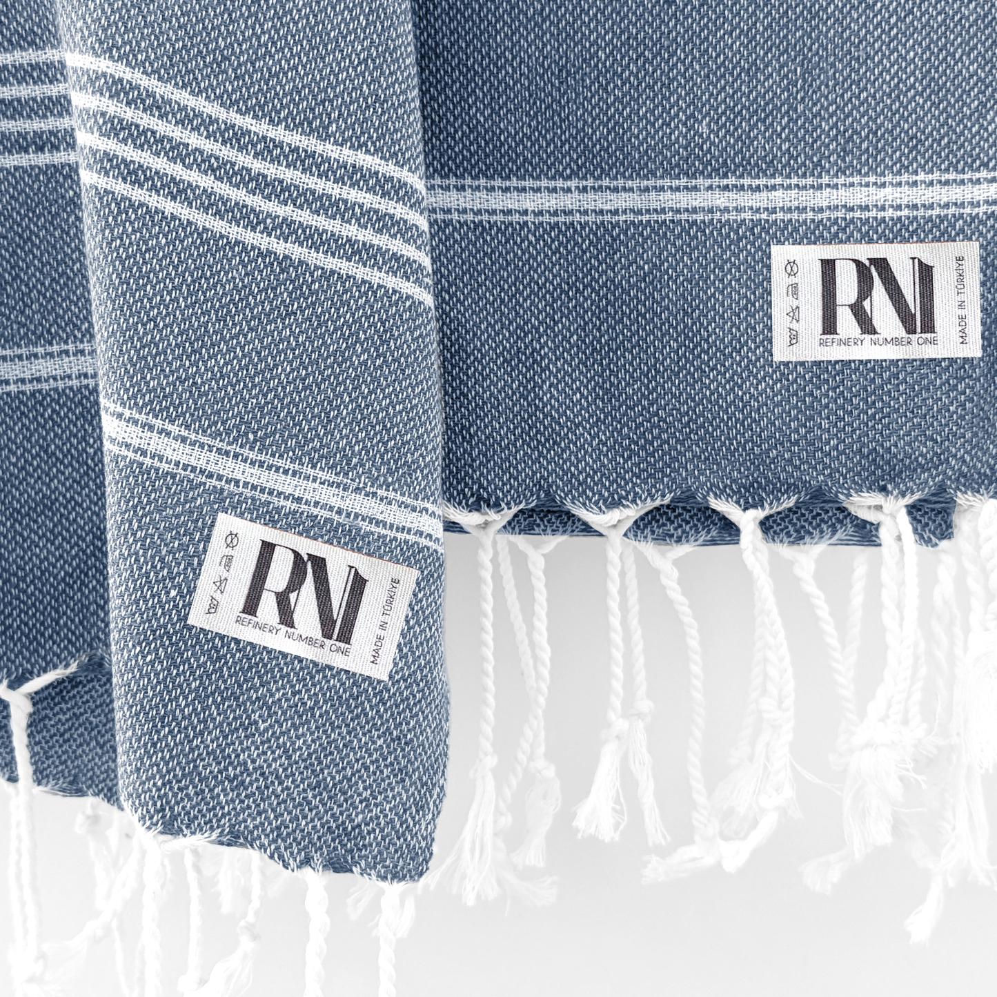 Istanbul Classic Turkish Hand Towel Set of 2 for Kitchen, Bath, Beach, Gym, and Yoga 17"x30"