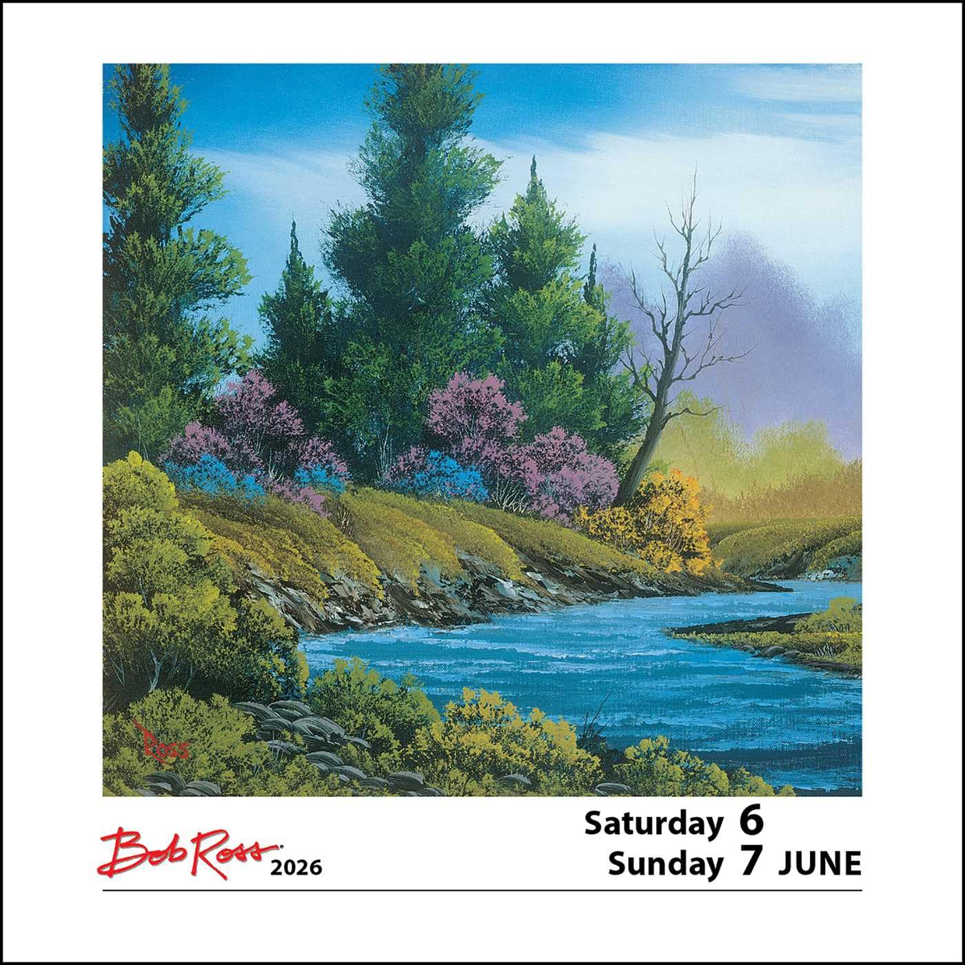 2026 Bob Ross Page-A-Day Calendar
