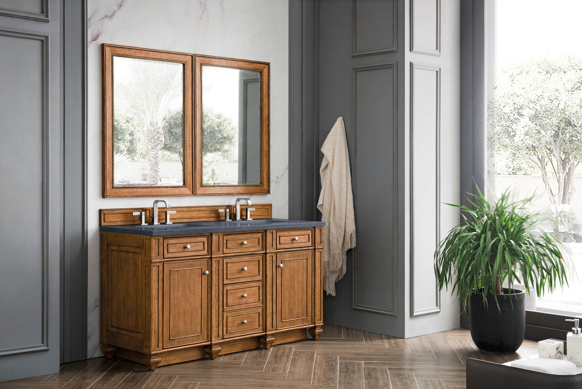 Bristol 60" Double Vanity Cabinet