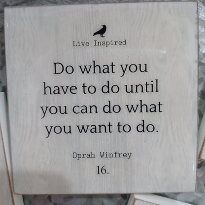 Inspirational Wood Magnets - 9 Sayings