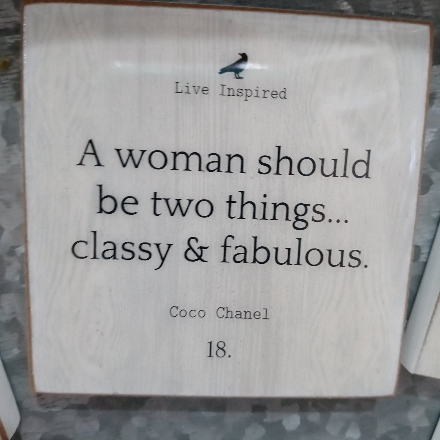 Inspirational Wood Magnets - 9 Sayings