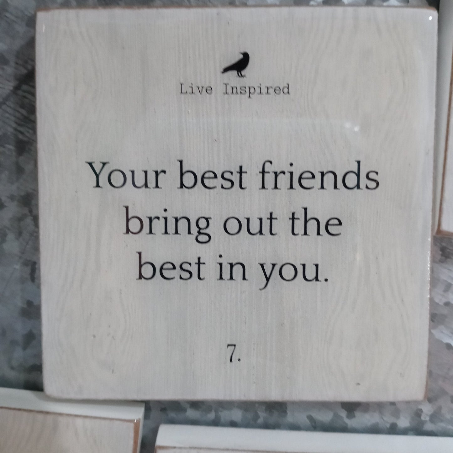 Inspirational Wood Magnets - 9 Sayings