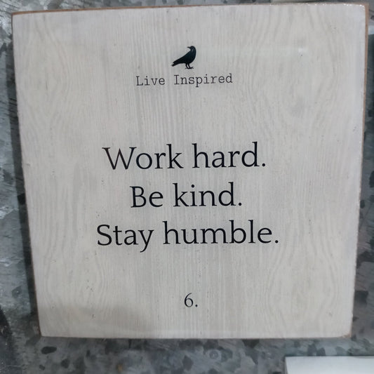 Inspirational Wood Magnets - 9 Sayings