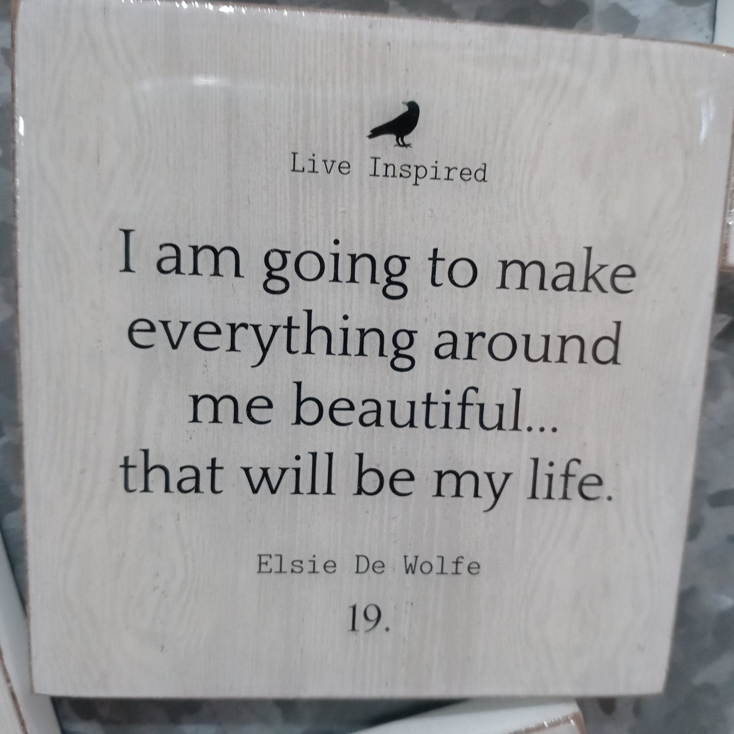 Inspirational Wood Magnets - 9 Sayings