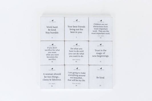 Inspirational Wood Magnets - 9 Sayings