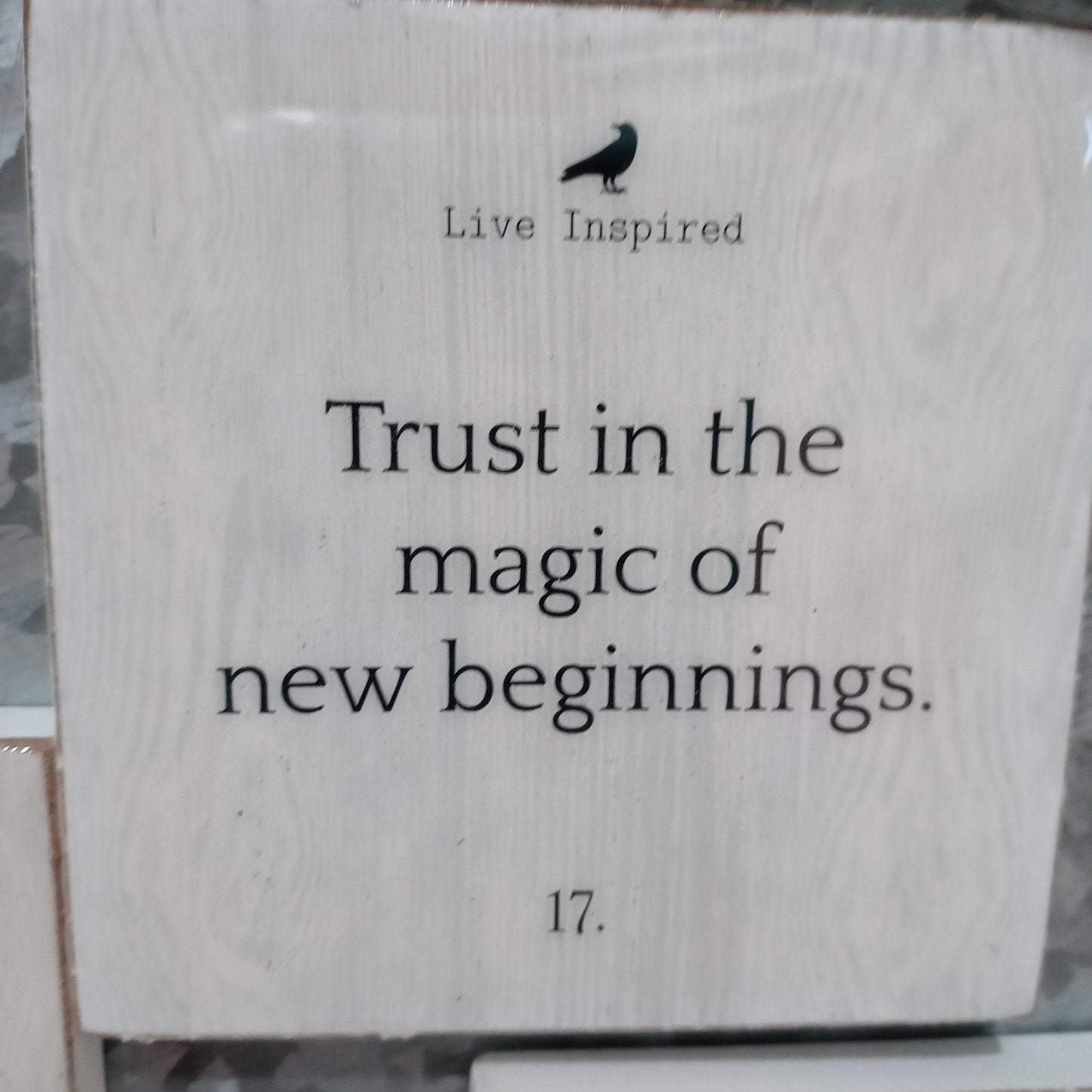 Inspirational Wood Magnets - 9 Sayings