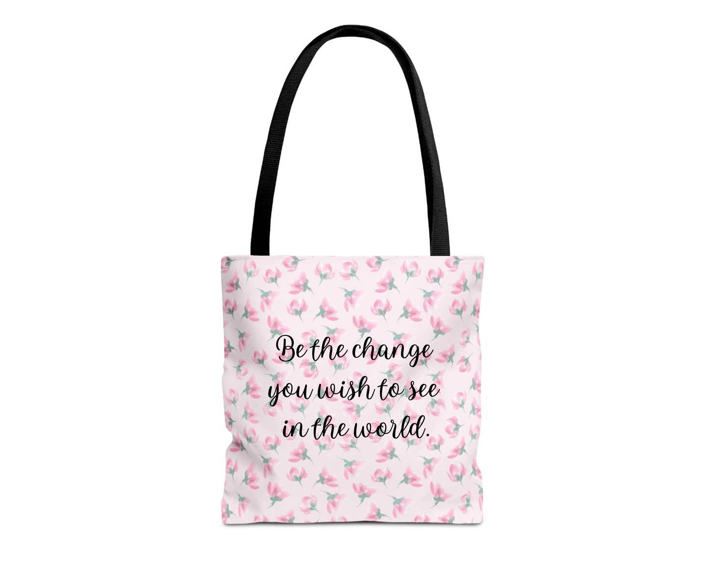 Customizable: Chic Floral Tote Bag, Versatile Shopping Bag, Pretty Grocery Tote, Cute Beach Bag, Stylish Gift for Her