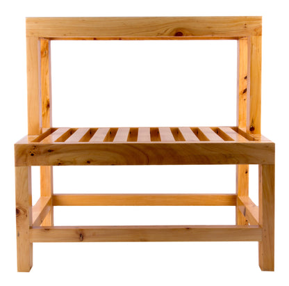 ALFI brand  AB4402 20" Double Wooden Stepping Stool Multi-Purpose Accessory
