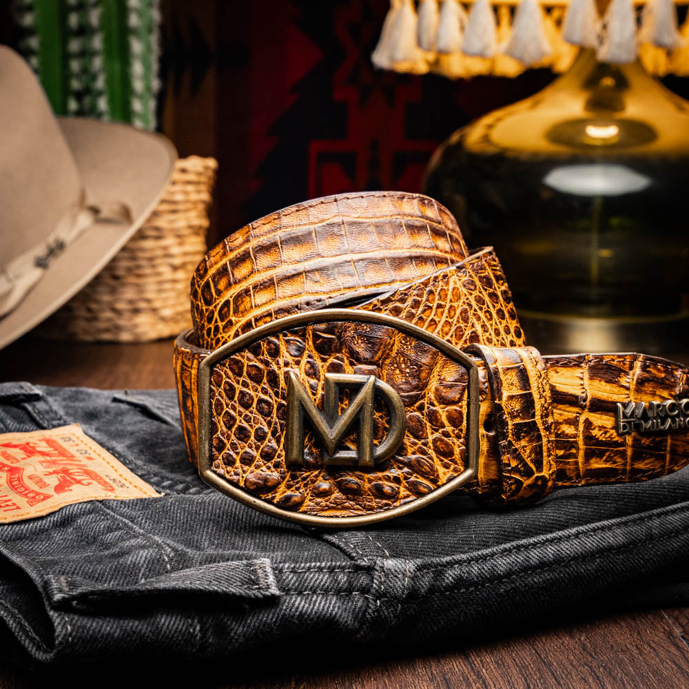 Iowa Belt Mustard / Brown