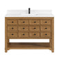 Malibu 48" Single Vanity, Amber Birch