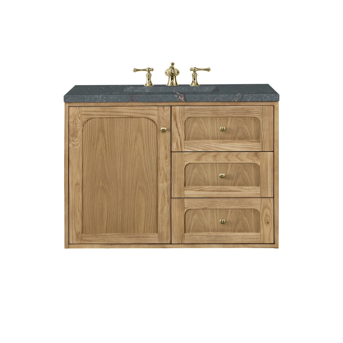 Laurent 36" Single Vanity Cabinet, Light Natural Oak
