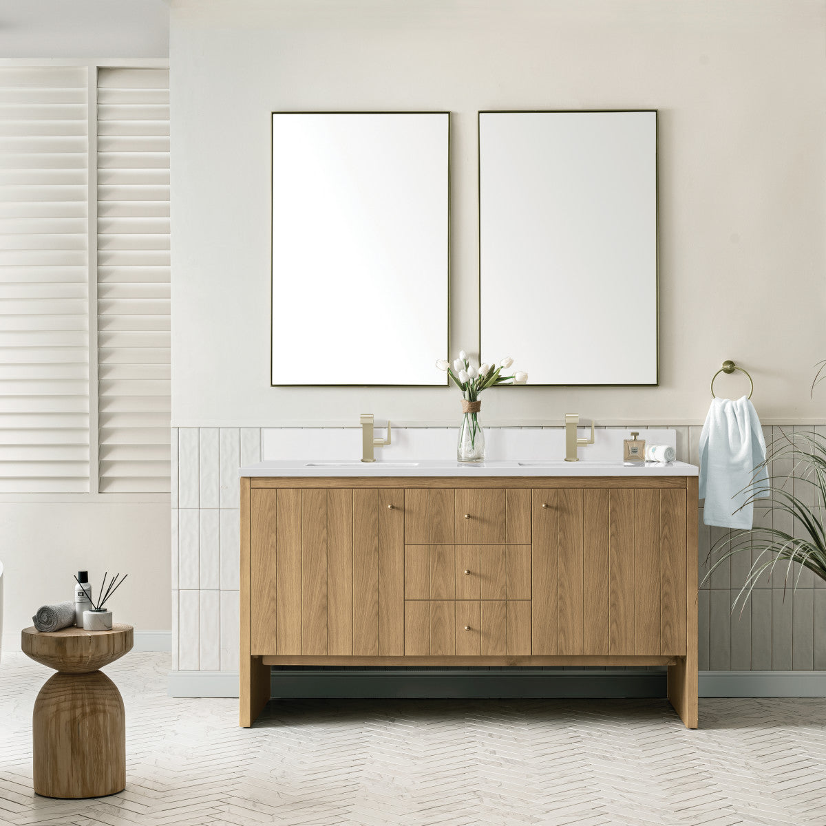 Hudson 60" Double Vanity Cabinet