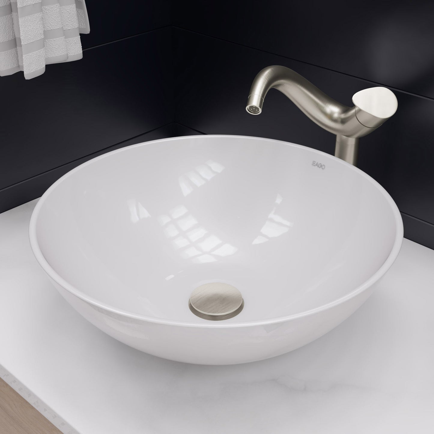 ALFI brand AB1570 Tall Wave Single Lever Bathroom Faucet