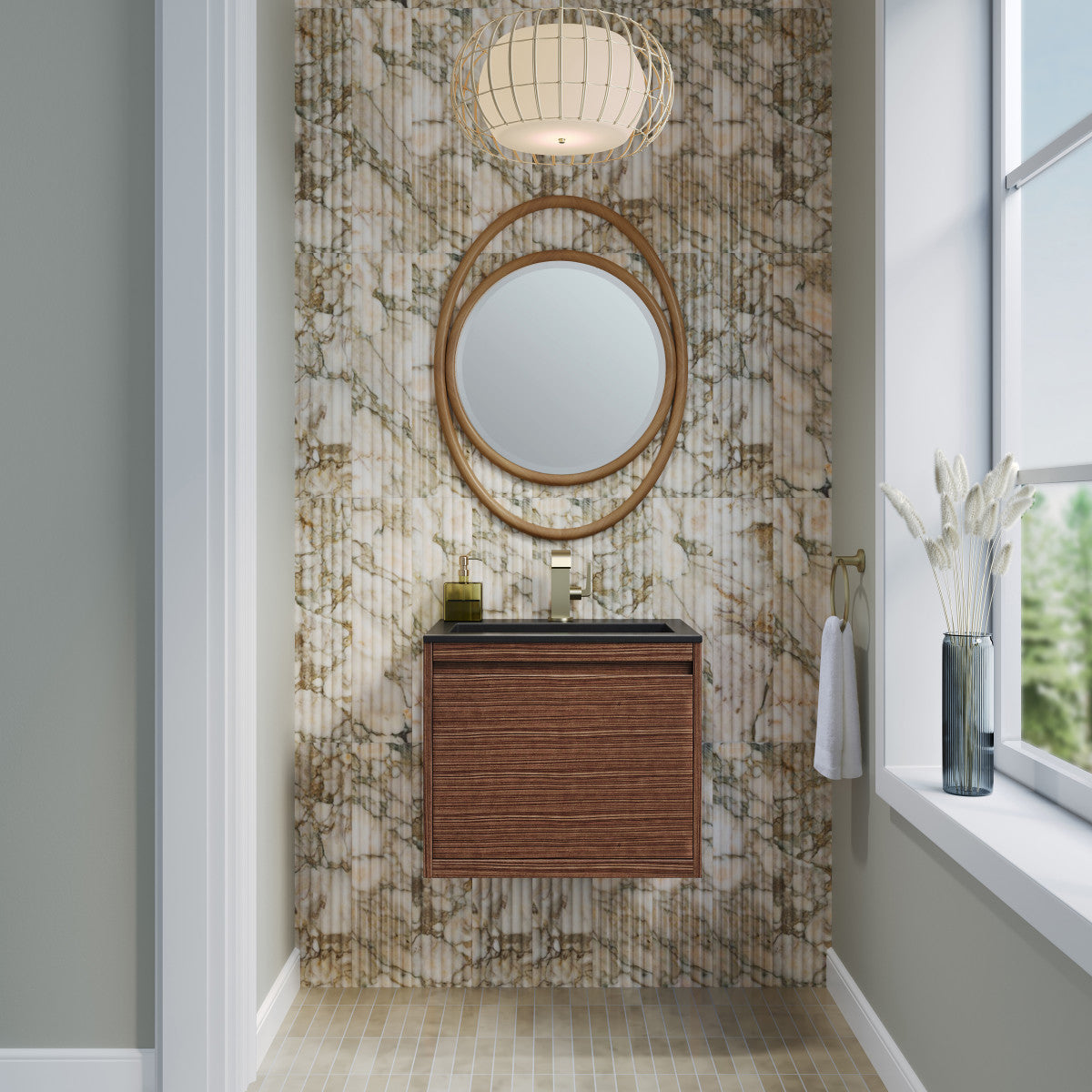 Mantova 23.6" Single Vanity Cabinet