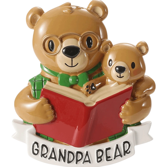 Grandpa Bear Family Ornament