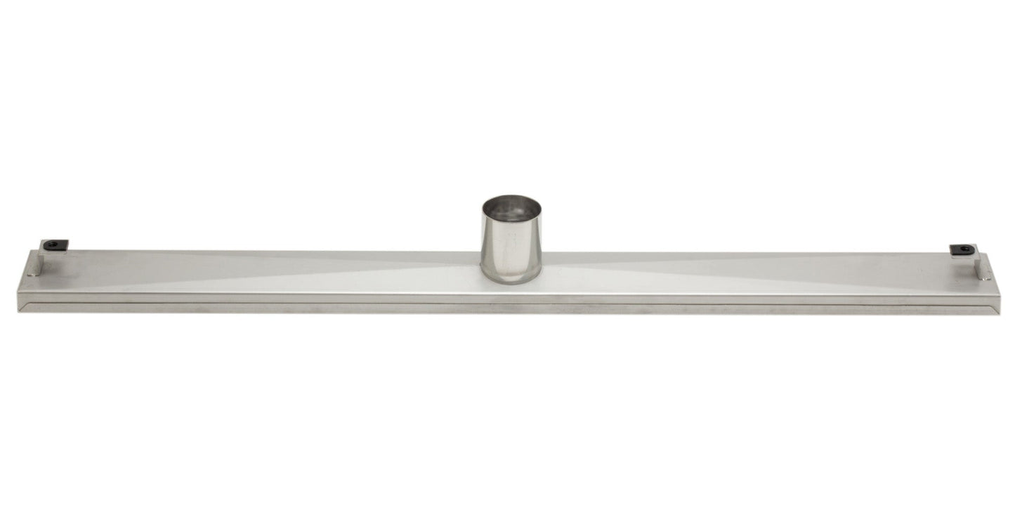 ALFI brand  ABLD32D 32" Modern Stainless Steel Linear Shower Drain with Groove Lines