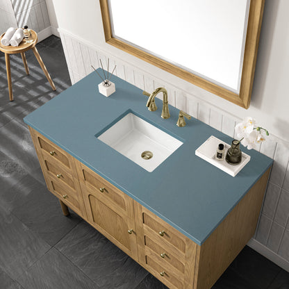 Laurent 48" Single Vanity Cabinet, Light Natural Oak