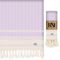 Ottoman Diamond Weave Turkish Peshtemal Beach Bath Gym Yoga Towel 36” x 71”